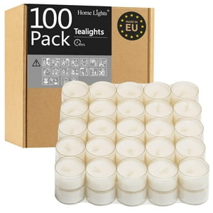 Velas Tealight Home Lights Giant 100,200,300 A Granel, Paquete De 100