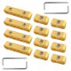 thumbnail image 1 of Separador de cables de bujía Aitruman 12 uds 8/9/10 mm dorado, 1 of 6