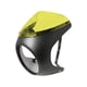 thumbnail image 1 of Faro Carenado Pantalla Cubierta Parabrisas Motocicleta Para Moto Mate Negro Amarillo, 1 of 5