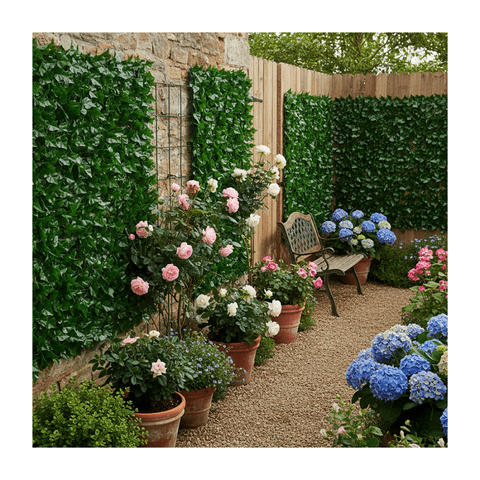 Genérico - Malla Cerca De Hojas Planta Enredadera Artificial Jardín 100X300 Cm