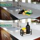 thumbnail image 4 of Soporte de esponja TEZZ para fregadero de cocina de acero inoxidable negro, 4 of 7