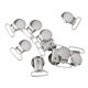 thumbnail image 1 of 10 Formas Redondas Chupete Sujetador Clips Artesanía Titular W Inserto De Plástico 2.5cm, 1 of 3