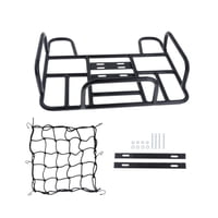 Ioensy - Portaequipajes Para Llevar De Carga Para Bicicletas Traseras Con Red, Alforjas De Hierro Con Rejilla Trasera Para Bicicletas Con Red