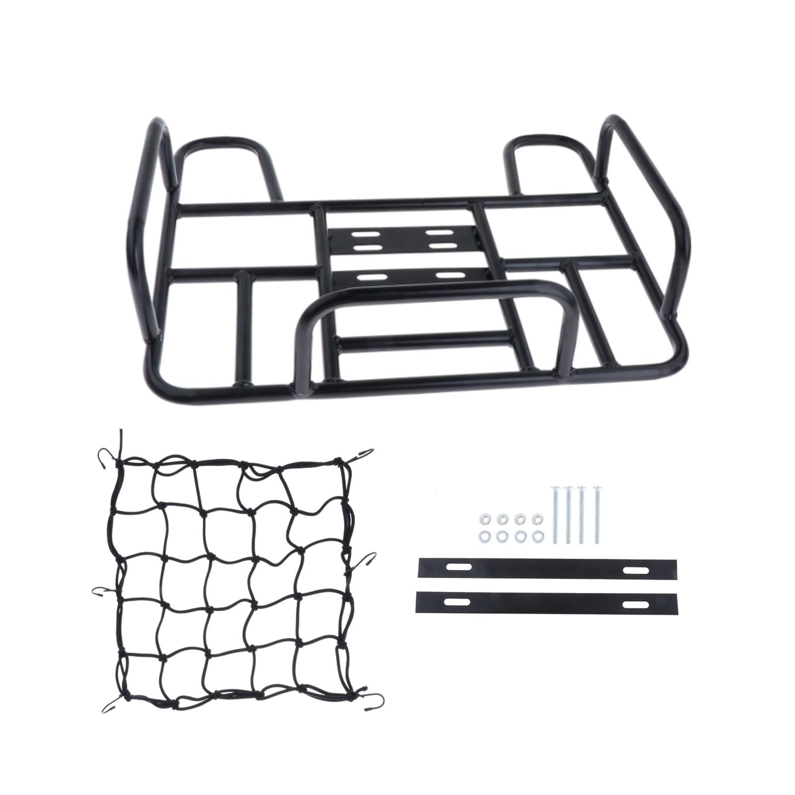 Ioensy - Portaequipajes Para Llevar De Carga Para Bicicletas Traseras Con Red, Alforjas De Hierro Con Rejilla Trasera Para Bicicletas Con Red