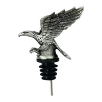 Magideal - Vertedor De Vino Vertedor De Botellas Tapón De Silicona De Grado Alimenticio Aireador De Vino Animal Único Vertedor De Aleación De Zinc Para Bronce