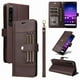 thumbnail image 1 of FOXDOCK Funda tipo Cartera para Sony Xperia 1 IV – Cubierta de Cuero PU con Múltiples Ranuras, Bolsillo para Efectivo y Correa de Muñeca, 1 of 6