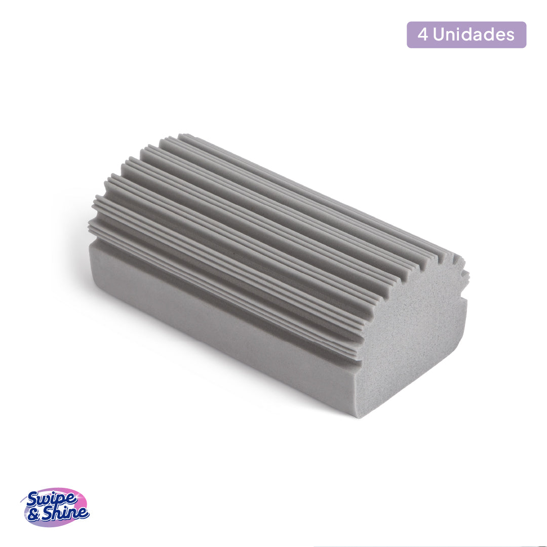 Set 4 Esponjas Tipo Plumero Elimina Polvo Pelo Swipe & Shine