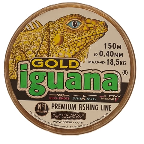 Balsax - Nylon Iguana Gold 0,40Mm 150Mtros 18,5Kg Jandar Gold Sinking