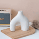 thumbnail image 2 of Florero Vintage Ceramica Moderno Blanco, 2 of 4
