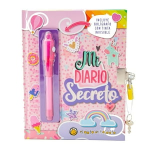 El Gato De Hojalata - Libro Mi Diario Secreto (Rosa - Chicas)