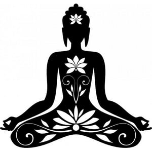 Rienda Libre Graphics - Decomural Yoga Lotus Flower Ws-45640