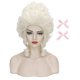 thumbnail image 2 of Peluca victoriana rubia Wiggy Mermaid para disfraz rococó, 2 of 8