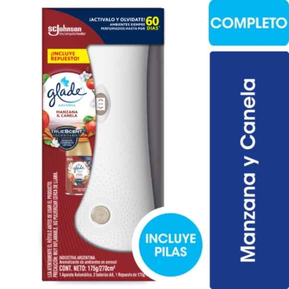 Desodorante Ambiental Automático Automático Manzana y Canela Pack