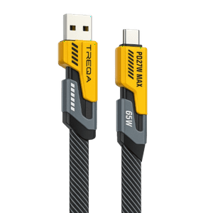 Cable Treqa C A C 65W - Carga Rápida 4 En 1, Transformable, Material Resistente, Antienredos, Eco-Amigable