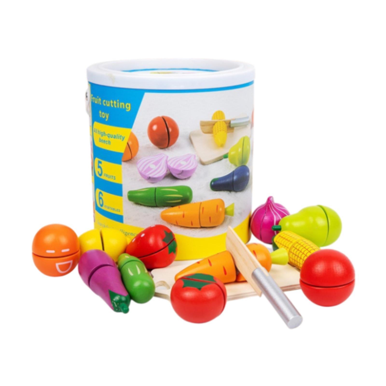 Magideal - Cocina De Juguete Para Cortar Frutas Y Verduras, Juego De Comida De Imitación, Juguete De Cocina, Accesorio De Juguete Para Niños, Regalo Para Niños Y Mezclado