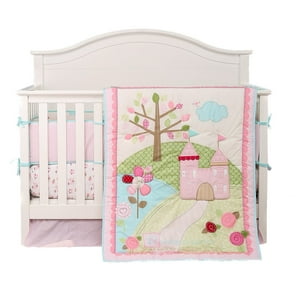 Pellitos - Set Ropa De Cuna 4 Piezas Castillo Princesa.
