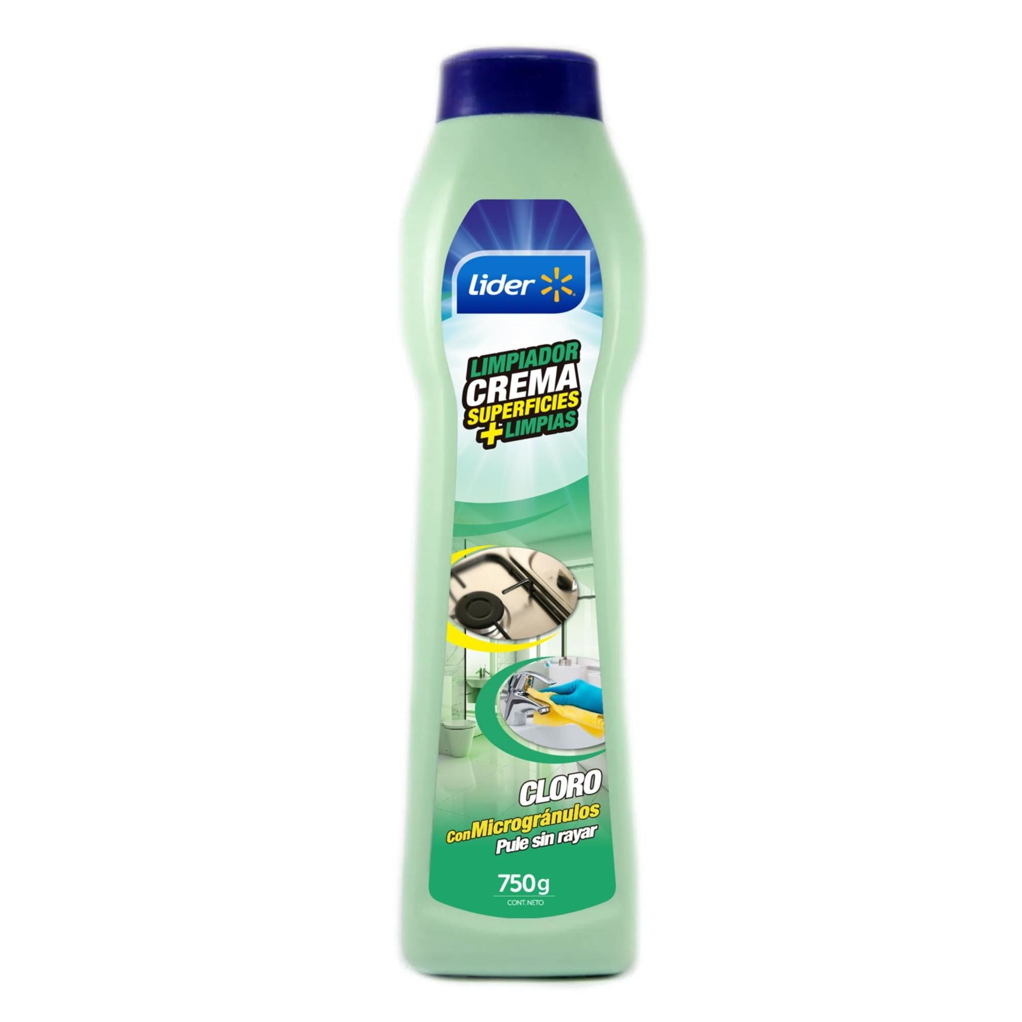 Limpiador Crema Con Cloro Botella 750 g Lider