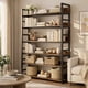 thumbnail image 1 of Organizador Estante Living Libro 80x30x174cm Multifuncional Marrón, 1 of 6