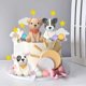 thumbnail image 3 of Adorno para pastel ZXSWEET de perritos de arcilla con estrellas, nubes y bolas, 3 of 7