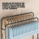 thumbnail image 3 of Perchero Organizador De Ropa Belug  Doble Meta 130*150cm Negro, 3 of 5