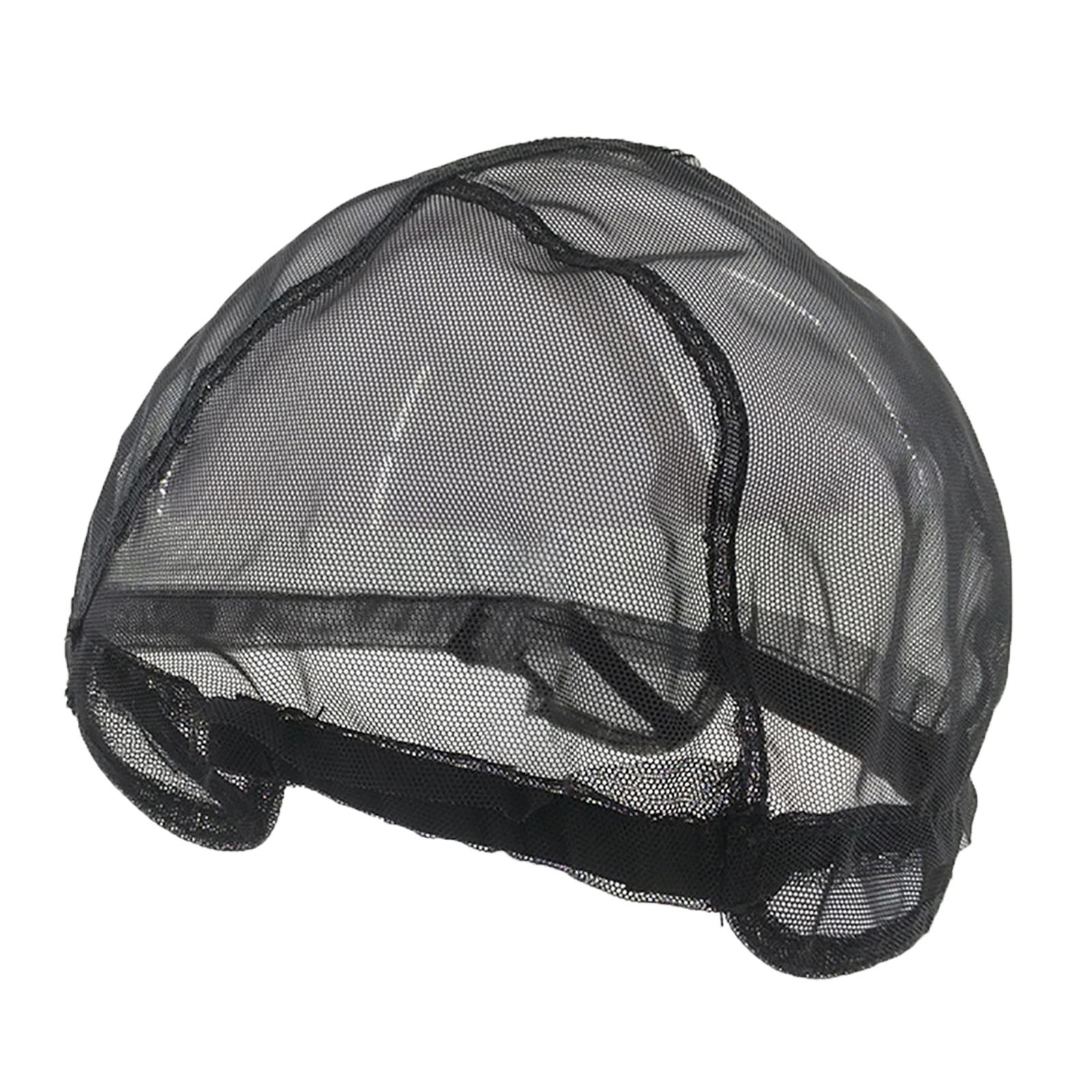 Magideal - Gorras De Pelucas De Red De Encaje Completo Transpirables Con Correas Ajustables Gorras De Red De Gancho De Mano, Gorras De Red De Sombreros, Gorras - Xl Sg