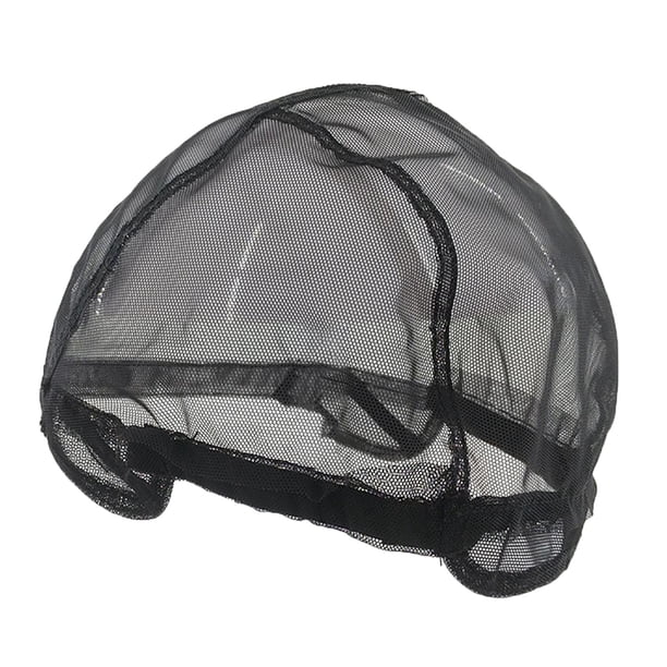 Gorras de pelucas de red de encaje completo transpirables con correas ajustables Gorras de red de gancho de mano, gorras de red de sombreros, gorras - XL SG