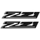 thumbnail image 1 of 2 emblemas de guardabarros Z71 de gran tamaño, nuevos (2019-2021), calcomanías 3D con letras de repuesto para Chevrolet Silverado 1500, 2500 y 3500 (negro brillante)., 1 of 7