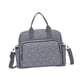 thumbnail image 3 of Bolsa De Pañales Tote Elegante Bolsa De Pañales Para Bebés Para Refrigerios Viajes Actividades Al Aire Libre Gris, 3 of 3