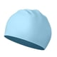 thumbnail image 3 of Gorro De Natación De Silicona Para Cabello Rizado, Corto, Medio Y Largo, Para Hombre Y Mujer, Color Azul Playa., 3 of 5