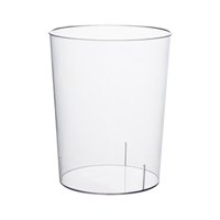 Magideal - Bote De Basura Moderno Bote De Basura Transparente Para Escritorio Papelera Papelera Papelera Cubo De Basura Plástico Redondo Para Habitación De Niños 22Cmx25Cm