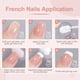 thumbnail image 3 of Set de manicura francesa GAOY, sellador de uñas con 2 esmaltes de gel, 3 of 3