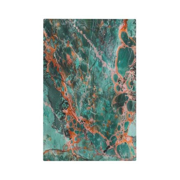 Tapa decorativa para interruptor Oilbiexn, mármol verde esmeralda, 1 módulo