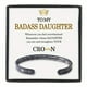 thumbnail image 3 of Badass Daughter Stainless Steel Bracelet - Gift Box Included - Perfect Birthday or Christmas Gift, 3 of 4