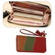 thumbnail image 3 of Cartera de viaje de gran capacidad, tarjetero con cremallera y cierre de cremallera., 3 of 5