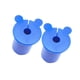 thumbnail image 3 of Pasacables Para Cables, Casquillos De Silicona, 2x Para Orificios De Pared De 1", Orificios Para Cables De Muebles, Color Azul, 3 of 3