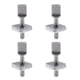thumbnail image 5 of Juego De Tornillos Y Placas De Aletas De Acero Inoxidable De 4 Piezas Para Tablas De Surf SUP Longboard, 5 of 5