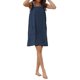 thumbnail image 2 of INSPIRE CHIC Vestido de Toalla de Mujer con Cierre de Tela de Terry Absorbente de Secado Rápido con Tirantes Ajustables y Bolsillos XL Azul Marino, 2 of 6