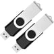 thumbnail image 1 of Pendrive 64gb Pack 2 Usb 2 0 Giratorio Negro, 1 of 3