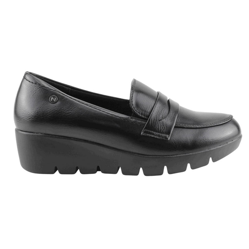 Mocasín New Walk Plataforma Negro