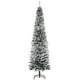 thumbnail image 1 of Árbol de Navidad HOMCOM, flocado en nieve, 2,3 m, con 738 puntas, color verde, 1 of 3