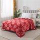 thumbnail image 2 of Frazadas Classic Jacquard Rojo 1.5 Plaza, 2 of 5