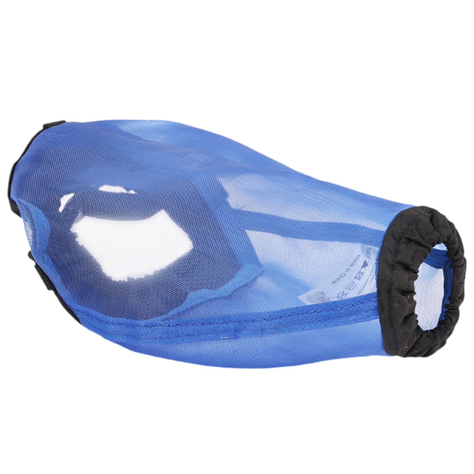 Magideal - Mascara De Cola De Zorro Protector Para Perros Cubierta De Boca Snood Ajustable Transpirable De Poliéster Previene Mordeduras Adecuada Para Paseos Al M