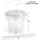 thumbnail image 2 of Vasos tipo balde TUZAZO con tapa y bombilla, 2 of 3