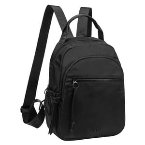 Calu Bags - Mochila Mujer Alberta Microfibra Negro Calu