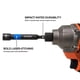 thumbnail image 4 of Power Nut Setters Klein Tools 32946S Set de 6 piezas SAE 10-14 cm, 4 of 4