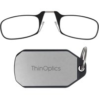 Funda Con Llavero Thinoptics Para Gafas De Lectura, Color Negro, 44 Mm