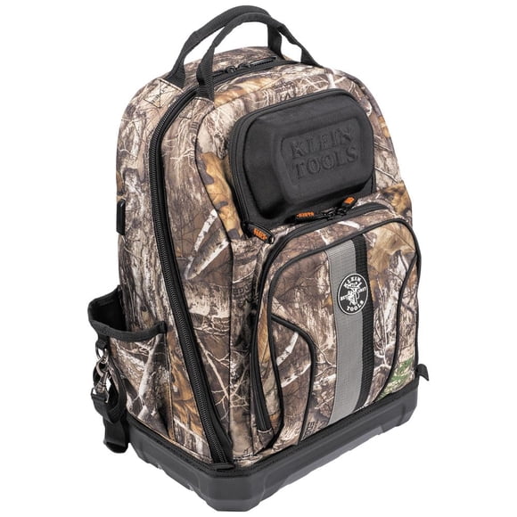 Mochila para herramientas Klein Tools 62800BPCAMO Tradesman Pro con 40 bolsillos