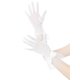 thumbnail image 4 of INSPIRE CHIC Guantes Cortos de Encaje para Mujer con Lazo, Guantes de Malla con Lunares para Boda, Fiesta de Té, Talla Única, Blanco, 4 of 6