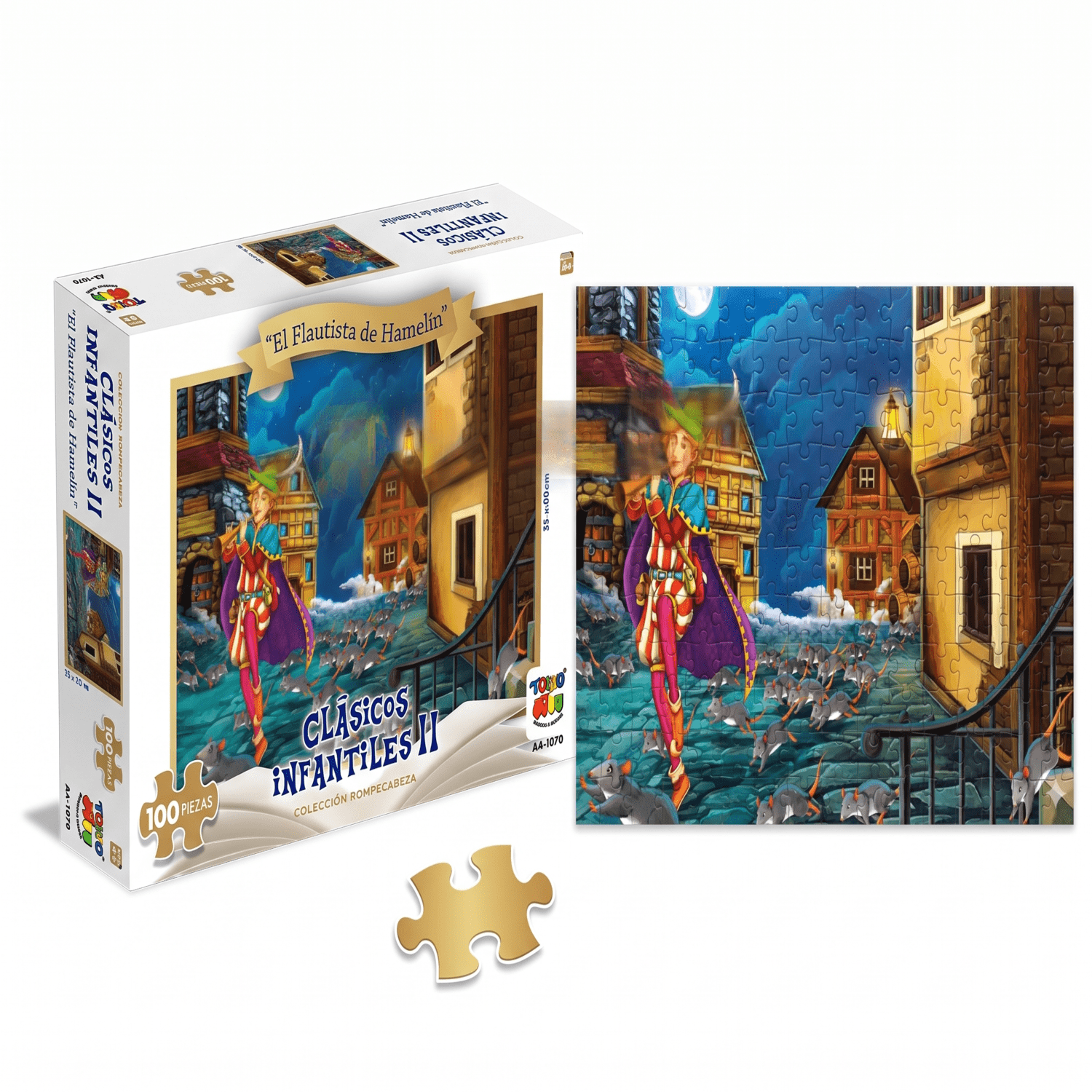Puzzle El Flautista De Hamelin (100 Piezas) - Toyng