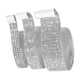 thumbnail image 4 of 3 Rollos De Cintas Autoadhesivas De Diamantes De Imitación De Cristal Para Decoración DIY Plateada, 4 of 5
